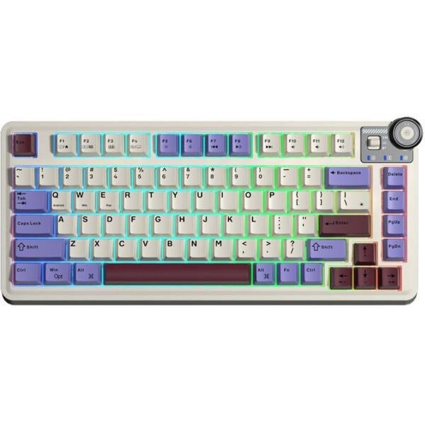 Механическая клавиатура Aula AU75 белая новая