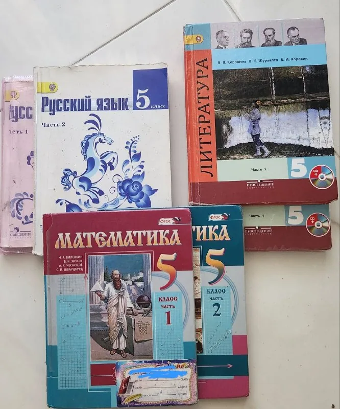 Учебники 5 класса русского сектора