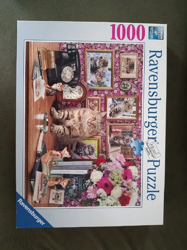 Пазл Ravensburger с изображением кота 1