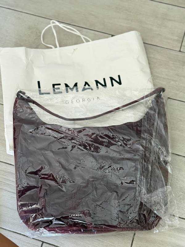 Сумка Lemann бордовая замшевая 4