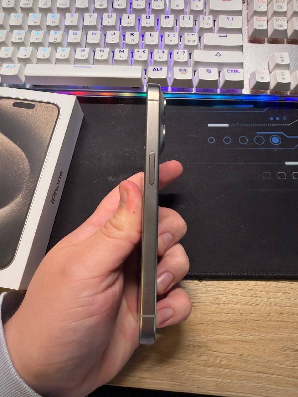 Iphone 15 pro 128gb natural titanium 6