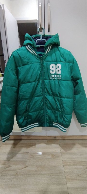 Куртка непромокаемая, серая куртка, бомбер утеплённый р.146-152 2