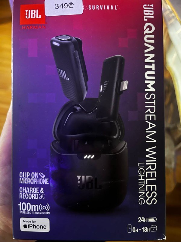 Jbl микрофон Quantum Stream Wireless 2