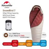 Спальный мешок Naturehike SnowBird, полотенце, пончо-дождевик 1