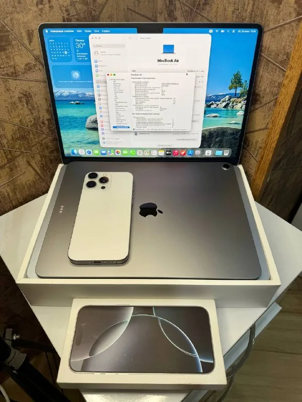 MacBook Air 13 M4, iPad Air 13 M3, iPhone 16 Pro Max