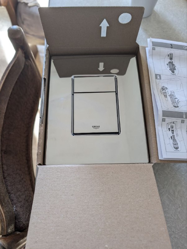 Газовый котел EMKO 24kw, Кнопка смыва Grohe 2