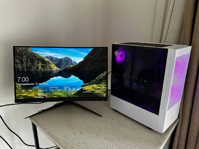 Игровой компьютер с монитором MSI Optix G24C6 1