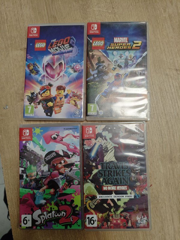 игры для Nintendo Switch, наушники Realme Buds T200, выпрямитель Kumtel, набор для чистки матрицы, ручка Smallrig, зажимы Ulanzi, вейп Drag S, GoPro Hero 10