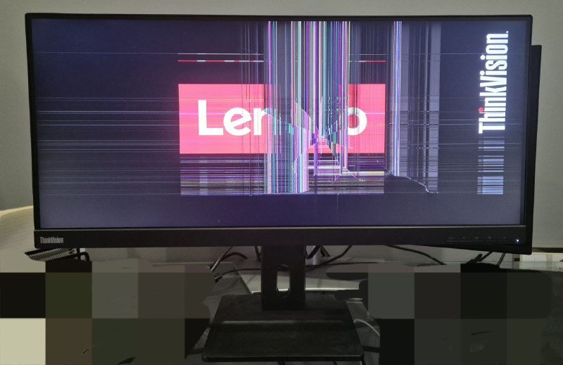 29'' ultrawidehd монитор Lenovo E29w-20 для ремонта или запчастей