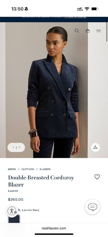 Куртка Ralph Lauren женская