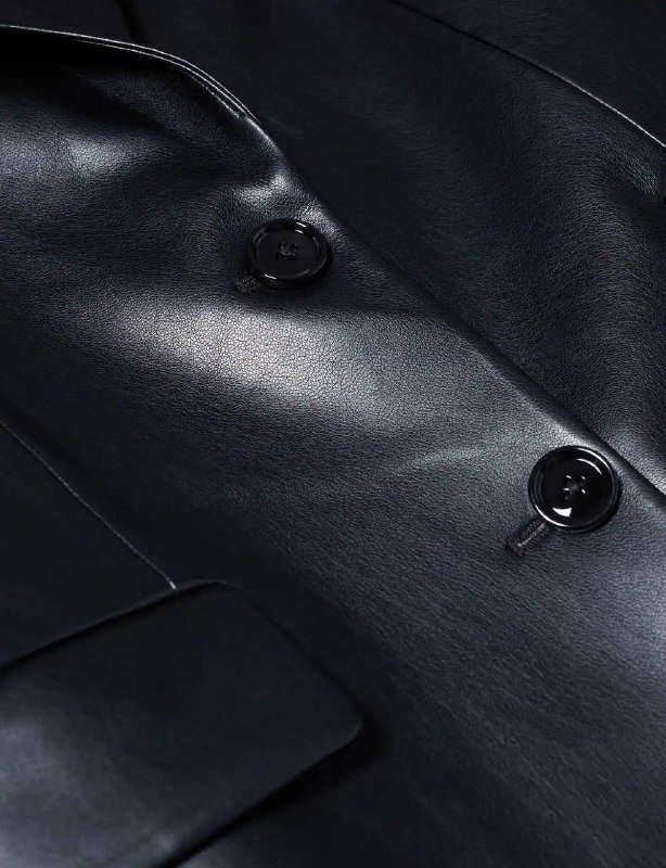 Пиджак из эко-кожи Mango женский 2