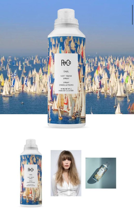 R+CO SAIL SOFT WAVE SPRAY текстурирующий спрей для волос
