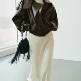 Zara leather jacket 3