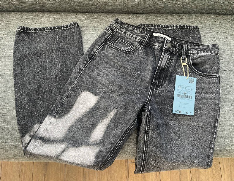 Джинсы Cotton On, Чёрные джинсы Stradivarius 9