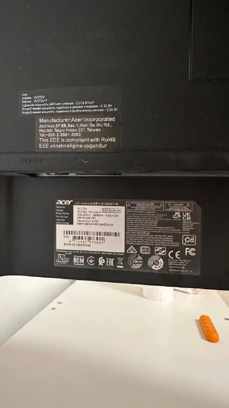 Acer Nitro XV272U Pbmiiprzx 27" QHD IPS 144Hz 1