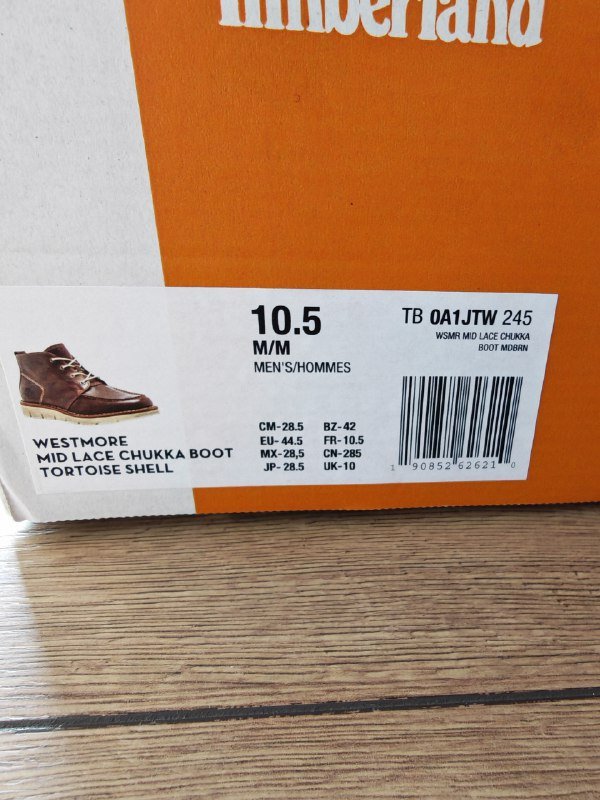 Ботинки Timberland размер 10,5 US/44,5 4