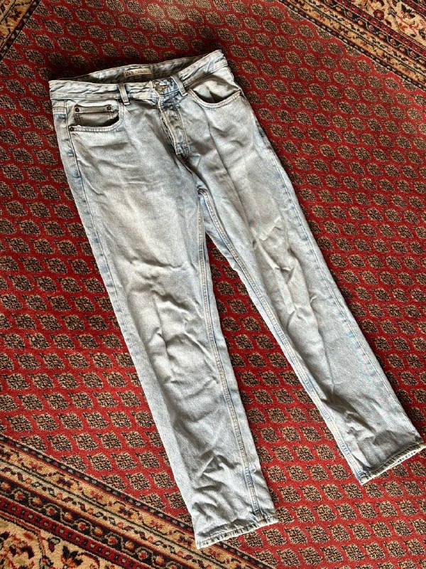 Мужские джинсы Zara 32 размер черные и светлые 4