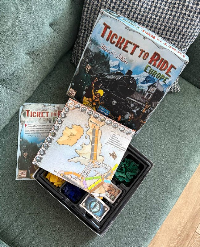сарафан, платье, джинсы, брюки, настольная игра Ticket to Ride Europe 9