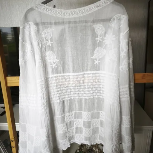 Женские рубашки, лен, хлопок