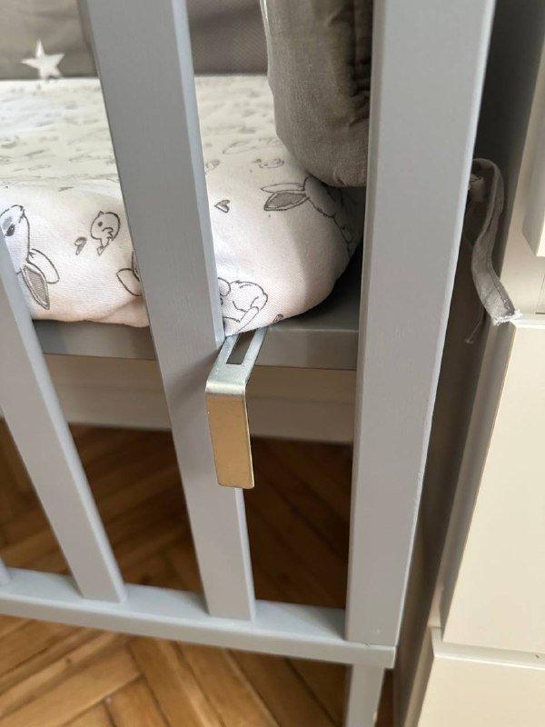 Приставная кроватка до 6 месяцев с матрасом и спальным мешком 6