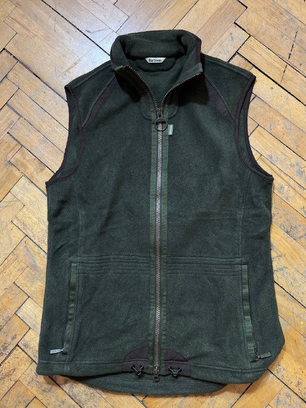 Barbour Men's Green Langdale Fleece Full Zip Vest