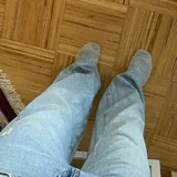 Голубые джинсы Pull&Bear 5