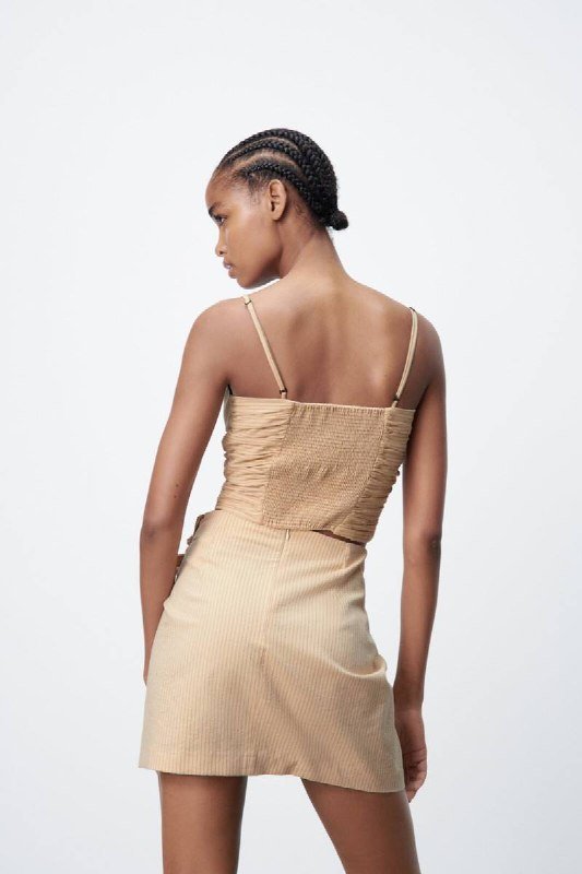 белая юбка ZARA, бежевая юбка ZARA 2