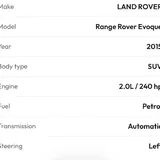 Range Rover Evoque 2015 6