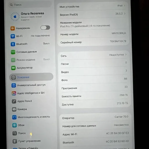 iPad Pro 11 256 ГБ