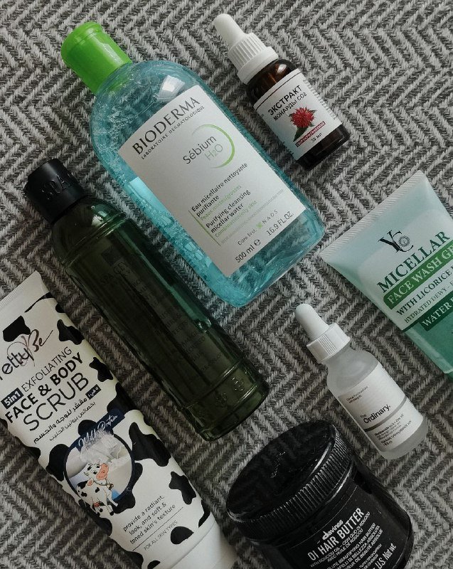 Скраб, мицеллярный гель, шампунь, масло для волос, вода Bioderma, Niacinamide, экстракт монарды