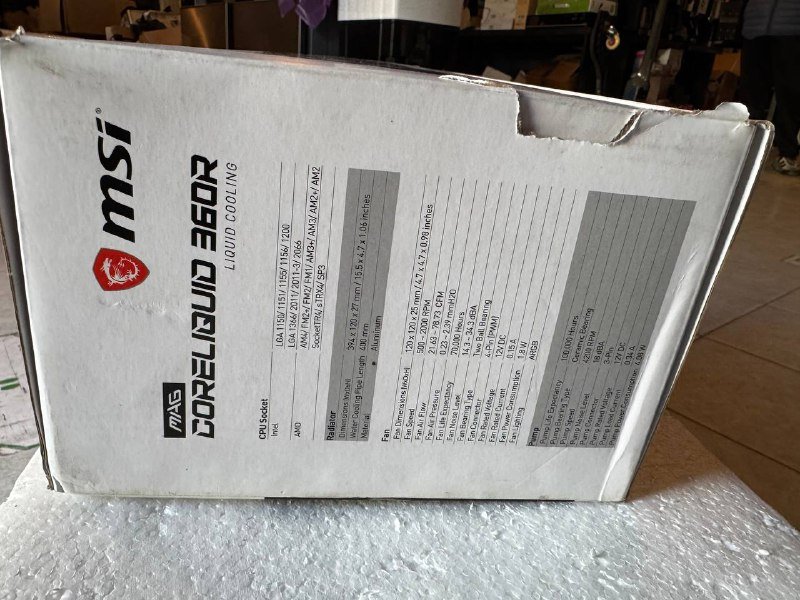 MSI MAG CORELIQUID 360R система жидкостного охлаждения процессора 5