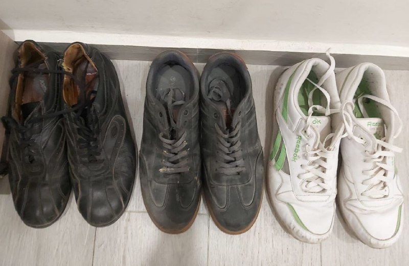 Ролики розовые, ролики зелёные, шлем, обувь три пары 4