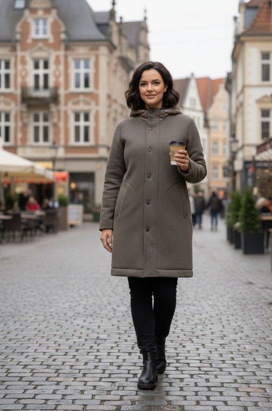 Куртка-парка из шерсти мериноса