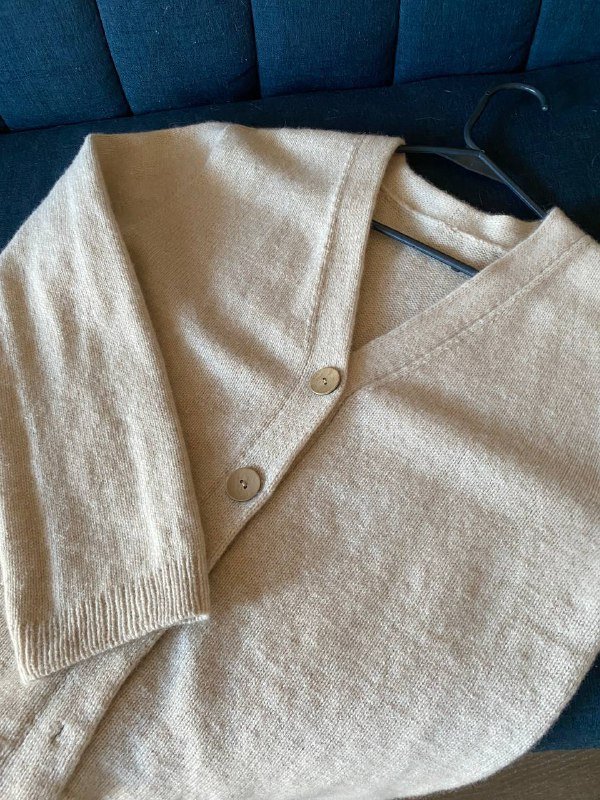 Кардиган из шерсти мериноса, размер L 4