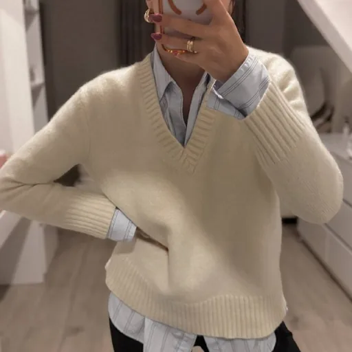 Мужской кашемировый свитер ZARA