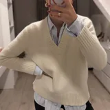 Мужской кашемировый свитер ZARA 1