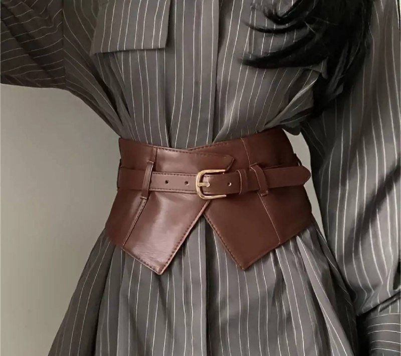 Пояс для талии коричневый S