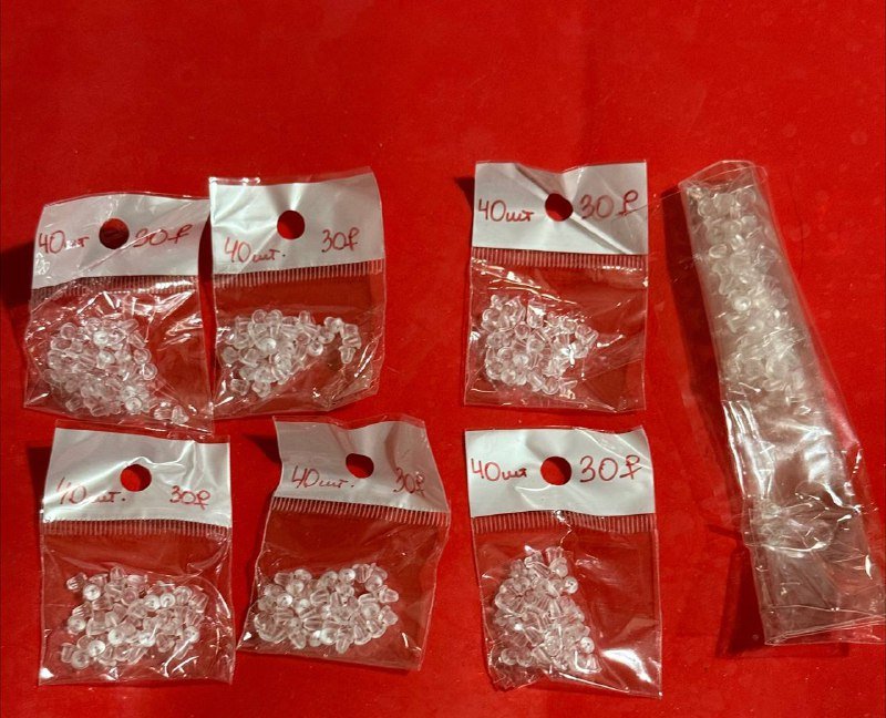 Заглушки для серег силикон 2