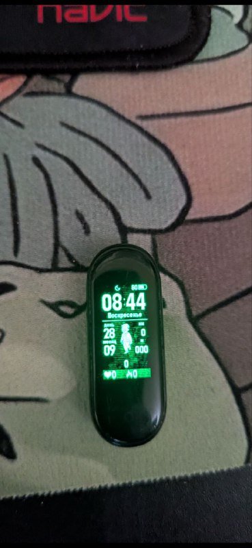 Фитнес браслет mi band 4 с ремешками и зарядкой