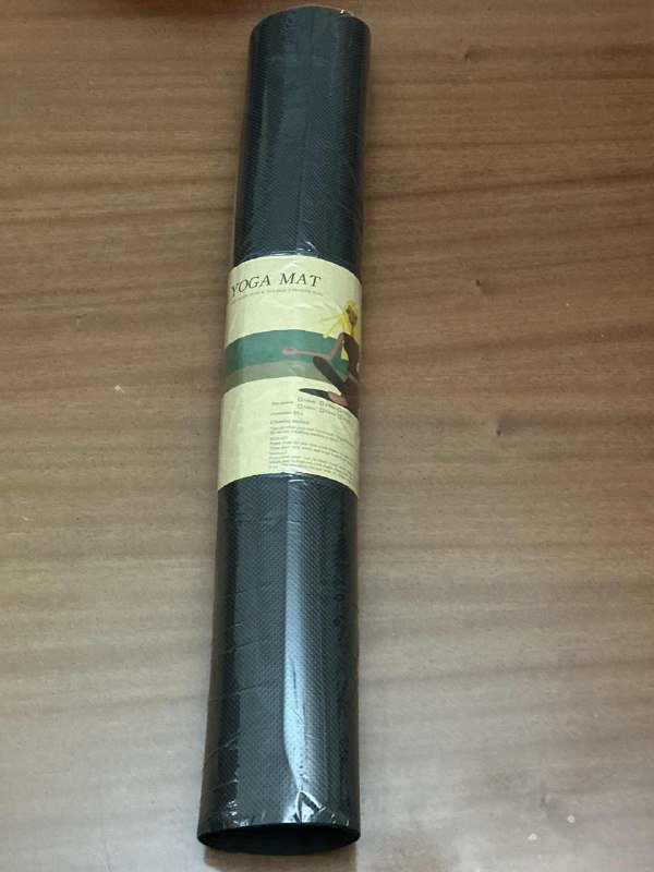 Противоскользящий спортивный коврик для йоги и фитнеса 3 мм 2