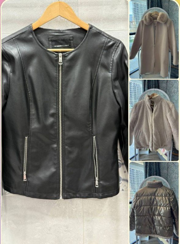 Куртка кожаная, пальто, куртка двусторонняя