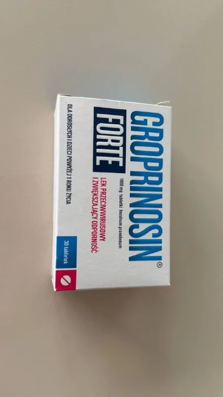 Польские противовирусные таблетки Groprinosin, 28 таблеток 1