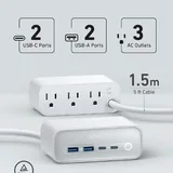 Anker 525 Charging Station 7-in-1 USB C Power Strip 2