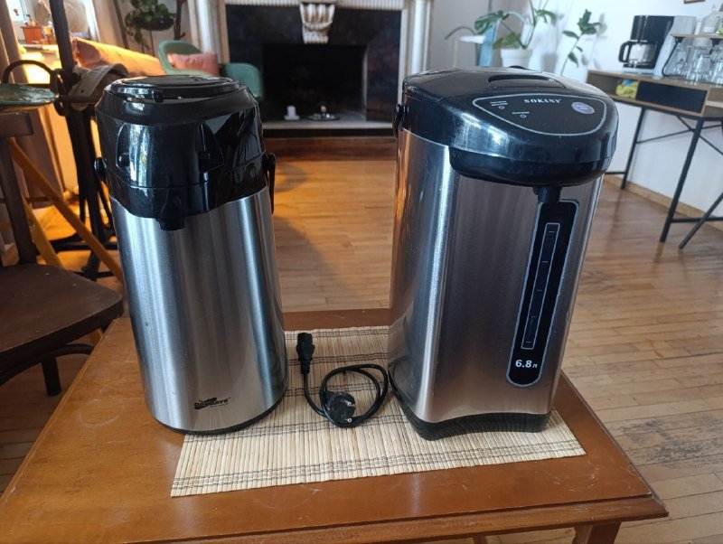 Электрический чайник 6 л с насосом, термос 3.5 л, формы для духовки