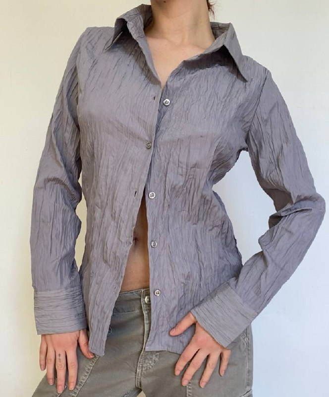 Гафрированная рубашка размер S 2