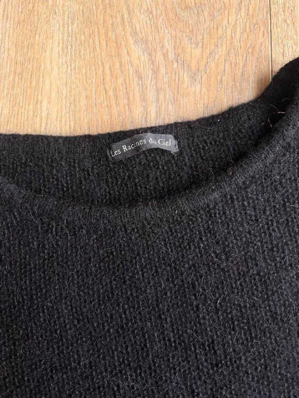 кашемир Marie Lund свитер, бэби альпака свитер Les Racines du Ciel, кашемир джемпер желтый 4