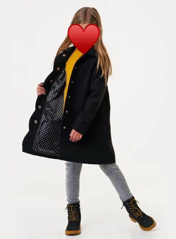 Пальто детское размер 122 шерсть полиэстер 2