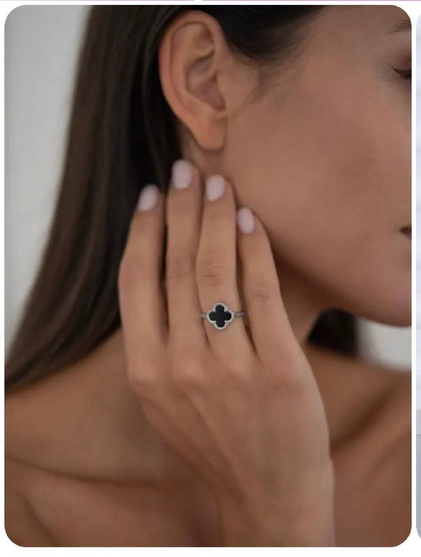Серьги и кольцо Van Cleef из серебра 925 пробы 3