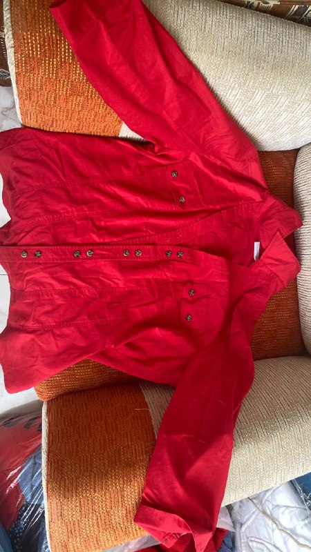 Рубашка красная женская М-L, Свитер термо L, Свитер красный термо L 2