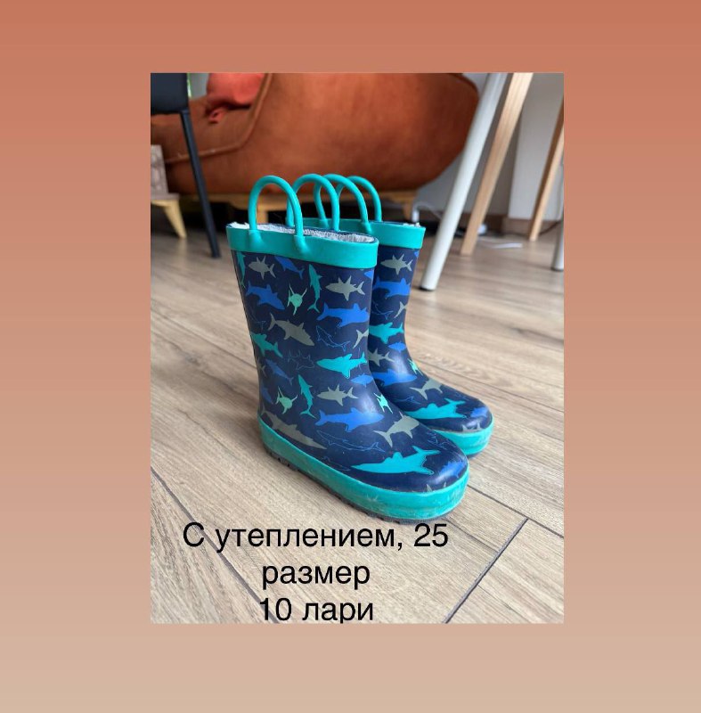 Книги, детский стульчак, резиновые сапоги, куртка 3
